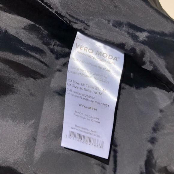 NEW VERO MODA Nordstrom Grey Animal Print Faux Fur Luxury Lounge Jacket M Coat - Picture 7 of 7